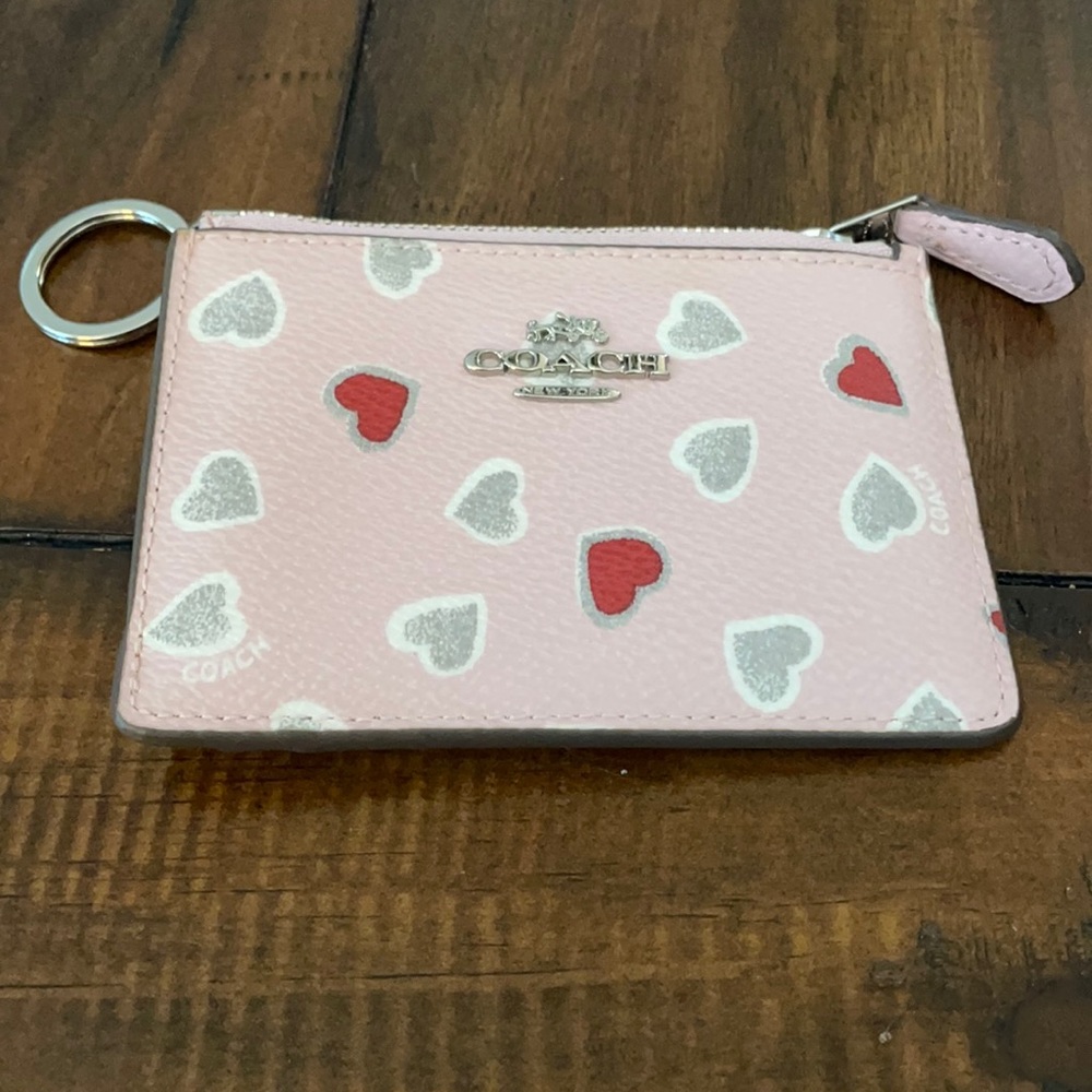 Coach card holder/key chain